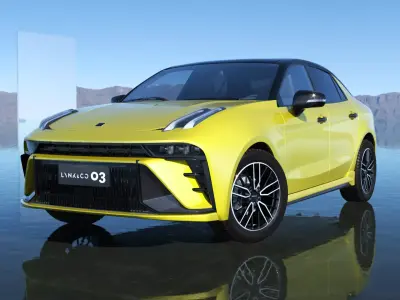 2023 Lynkco 03  Low-poly 3D model
