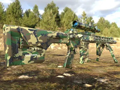 A and K Specialized DMR2 Low-poly 3D model