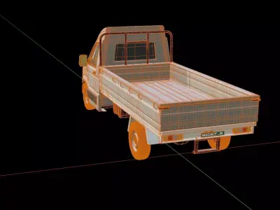 Volkswagen Crafter Pickup Truck 3D model