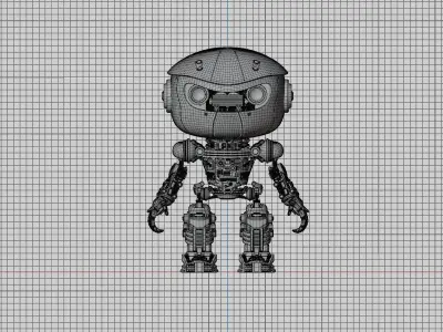 Tiny Robot Free 3D model