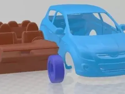 Hyundai i20 Compact Hatchback 2009 Printable Car 3D print model