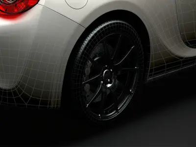 Scion TRD 2020 wheel 3D model