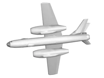 Ilyushin Il-28 3D model purchase