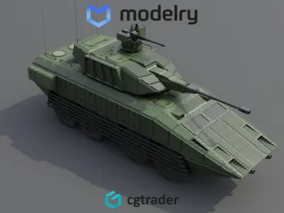 Military IFV 3D model Textured