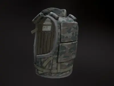6B13  Assault Body Armor  Low-poly 3D model
