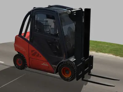 Linde Forklift Trucks H35D Low-poly 3D model