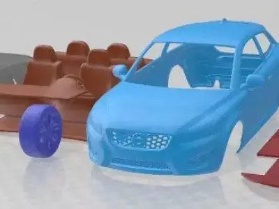 Volvo C30 2011 Printable Car  3D print model