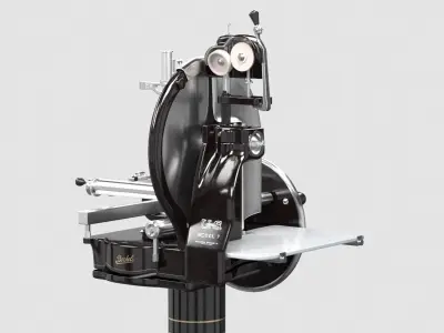 Van berkel  vintage meat slicer black Low-poly 3D model