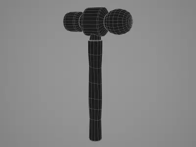 Ball Hammer Low-poly 3D model