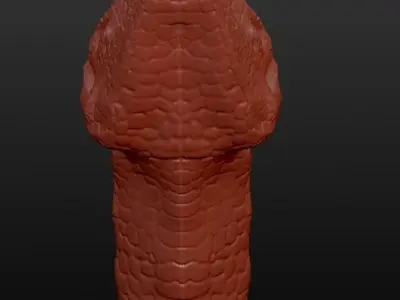 Snake Head 3D model