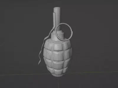 F1 Grenade Low-poly 3D model buy