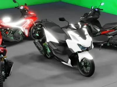 YAMAHA AEROX Low-poly 3D model