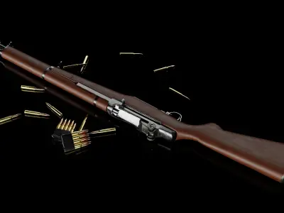 M1 Garand Low-poly 3D model purchase