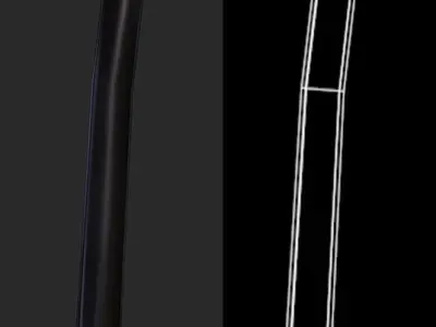 Katana - Spear - Small Katana dagger for Unreal Engine Free low-poly 3D model