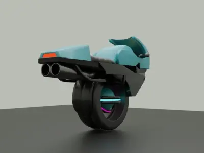 concept motorbike Free 3D model