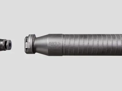 Sig Sauer SRD762 Suppressors Low-poly 3D model