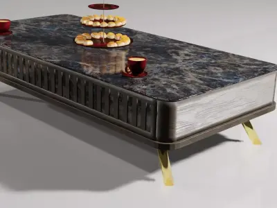 My 3d model is coffetable2 Free low-poly 3D model