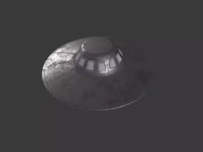 UFO Spaceship Low-poly 3D model purchase