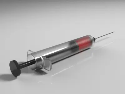 syringe 3D 3D model