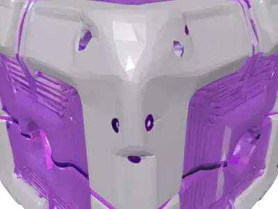 Futuristic SciFi Energy Core 3D model