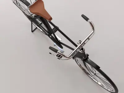 Bicycle vintage 3D model purchase