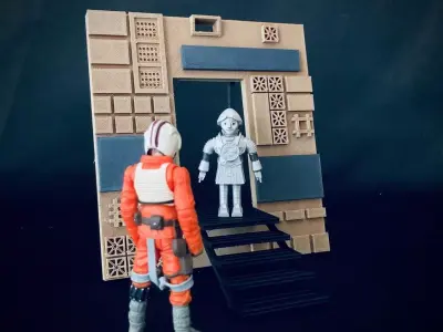 BUCK ROGERS STAR FIGHTER HANGAR PART 3D print model