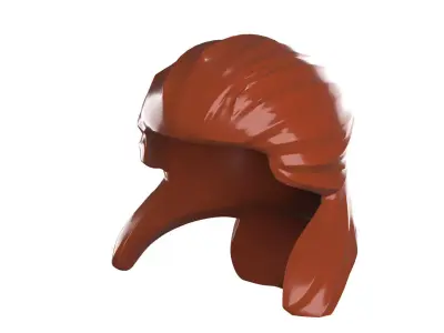 Custom3Dprint Minifigure Accessory - Minifigure Hair S2 - 111 3D print model