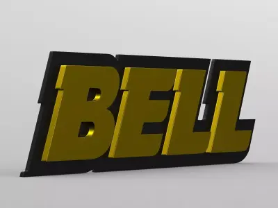 bell logo 3D model