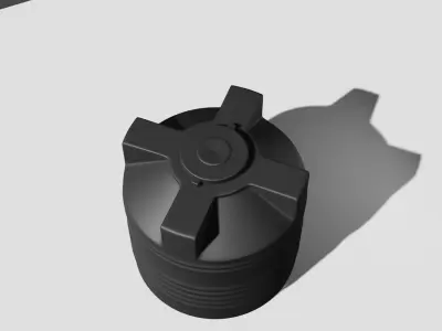 Industrial and household Water Tank Free 3D model