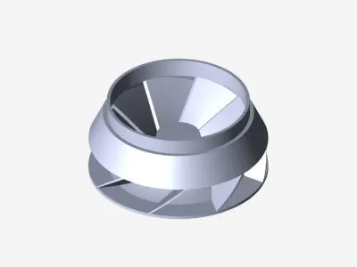 Impeller for pumps Free 3D model