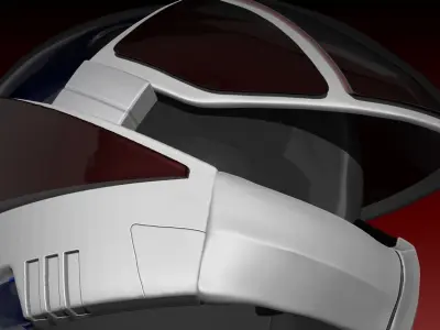 Robotech helmet Rig Hunter 3D print model
