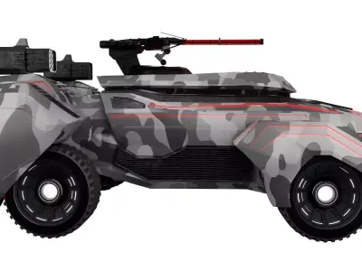  Armored Vehicle 3D model