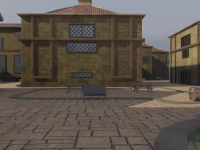 Mountain Settlement 3D model