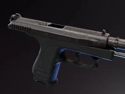 GSh 18 Pistol Low-poly 3D model