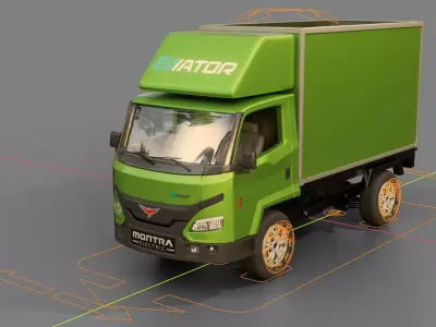 Montra Electric Eviator truck 3D model