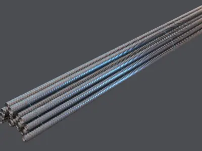 Industrial pipes Low-poly 3D model buy