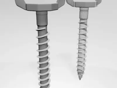 Drywall Screw 10 3D model