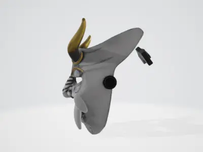 Samuari Mask 6 3D model