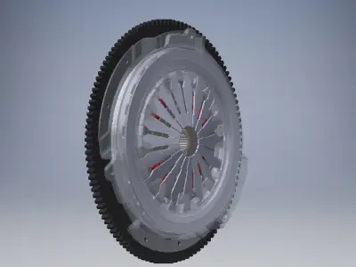 Car clutch 3D model 3D model by boysitinh-thanhdung