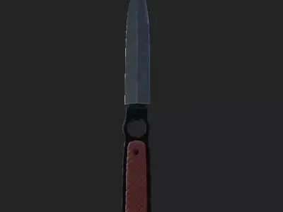 Knife Z1 Free low-poly 3D model