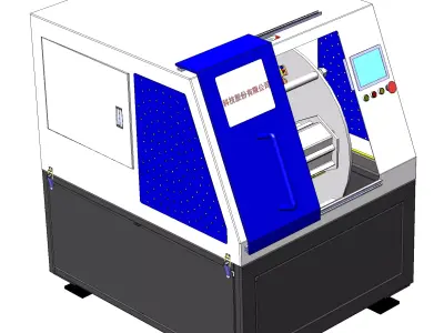 Planetary grinding equipment 3D model