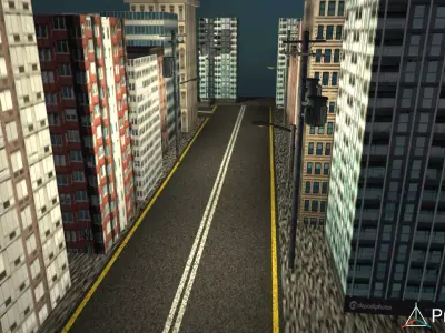 Mini City  Free 3D model