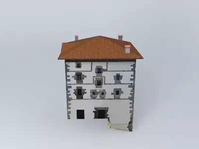 Hernialde Town Hall in Gipuzkoa -Spain- Free 3D model
