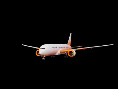 Boeing 787 model 3D model