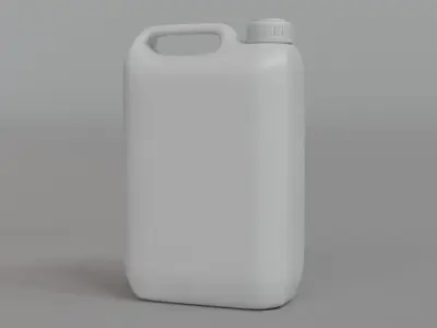 Gallon Set Low-poly 3D model