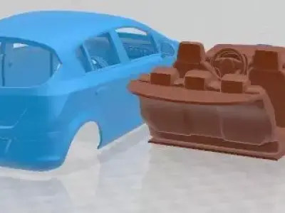 Opel Corsa 5 Door 2012 Printable Car 3D print model