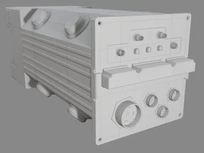 The Device box Free low-poly 3D model