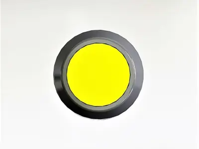 Signal bulb 10 yellow  3D model