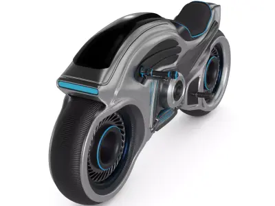 Touring Motorcycle 3D model shop