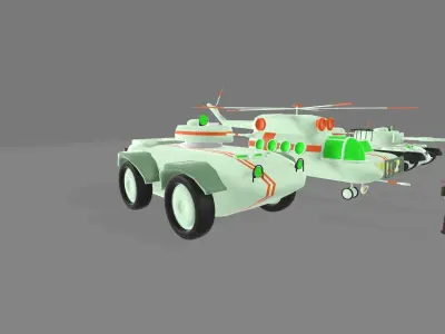 army pack 3D model